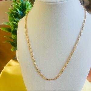 Gold Box Chain Necklace - Women's Fashion Jewelry